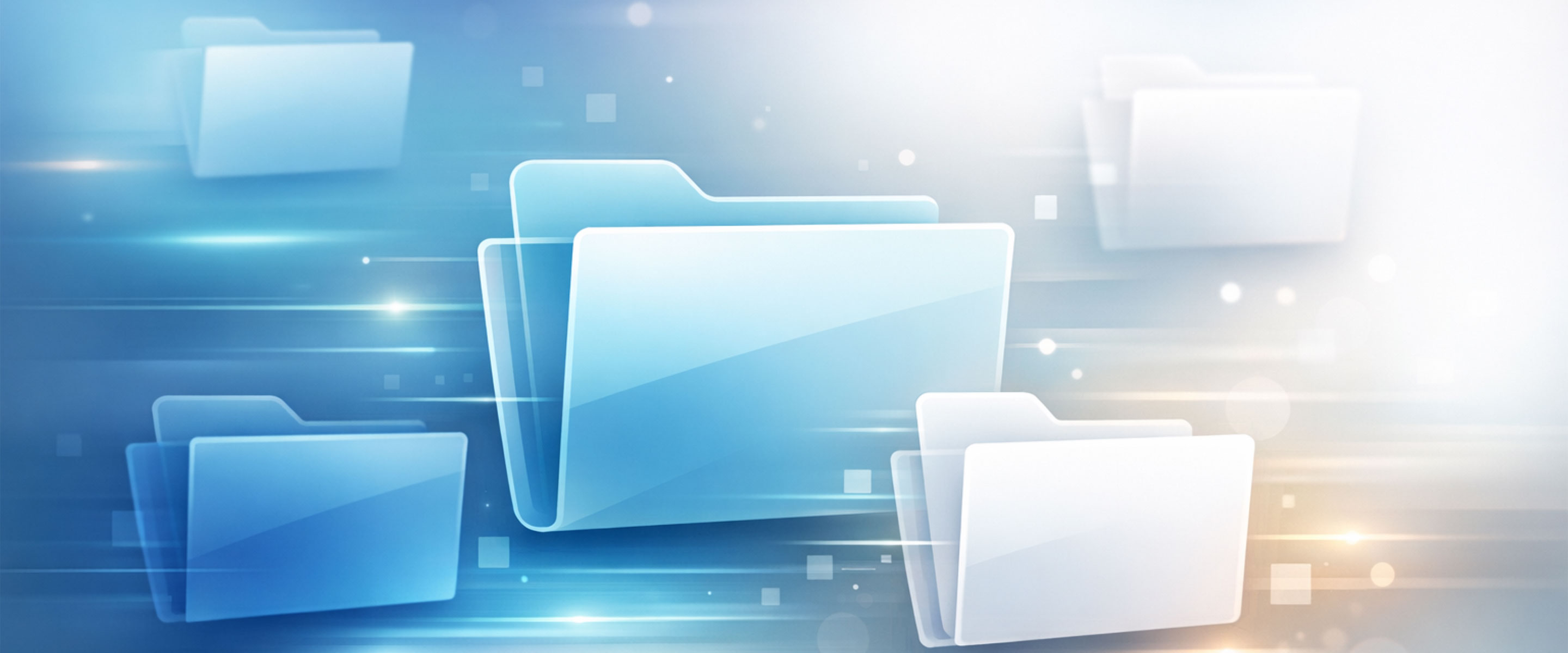 file folders flying through the air