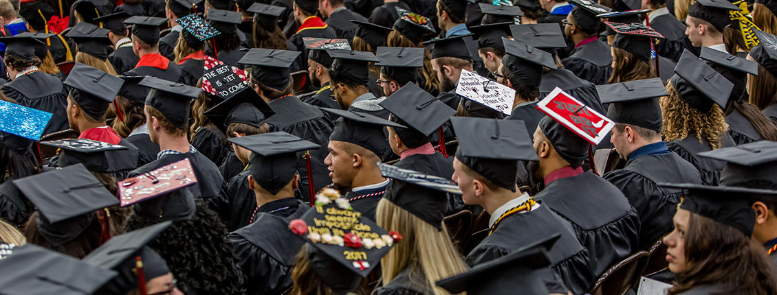 Students at ESU Commencement