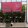 Front entrance of Kemp Library