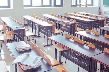 empty classroom