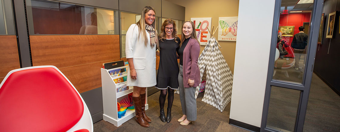 Autism Education Center staff pose in the center