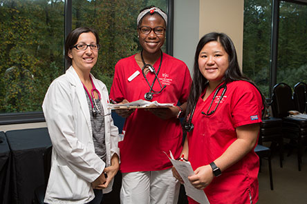 3 female nursing students