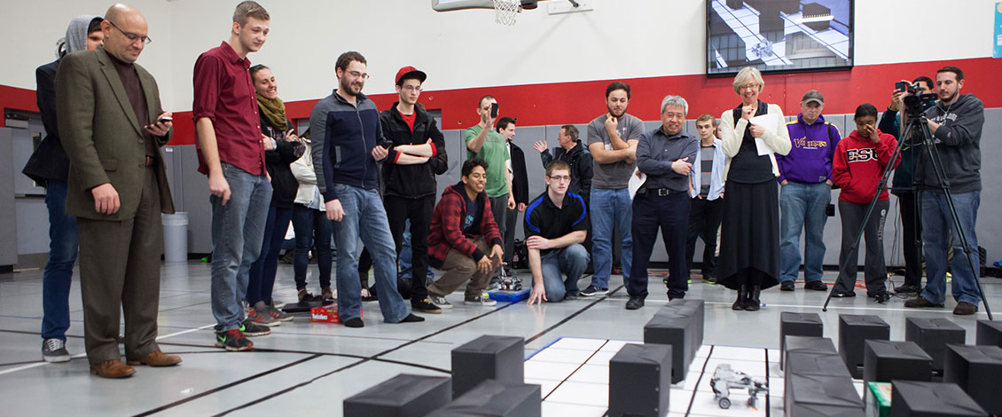 A student robotics competition