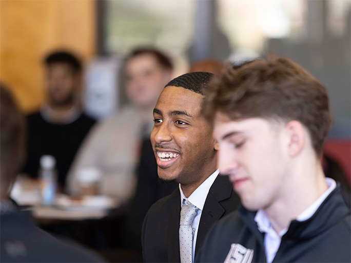 Students attending the Work-Based Learning Kickoff