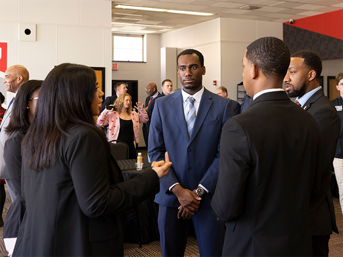 Students gathered at Work-Based Learning Kickoff