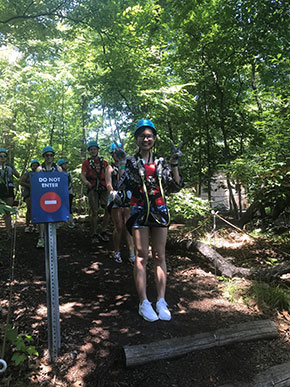 Summer 2018 interns on a trip to the Bronx Zoo