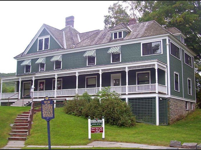 The Zane Grey Museum in Lackawaxen\, Pennsylvania is one attraction for writers\, artists and philosophers in Pike County.