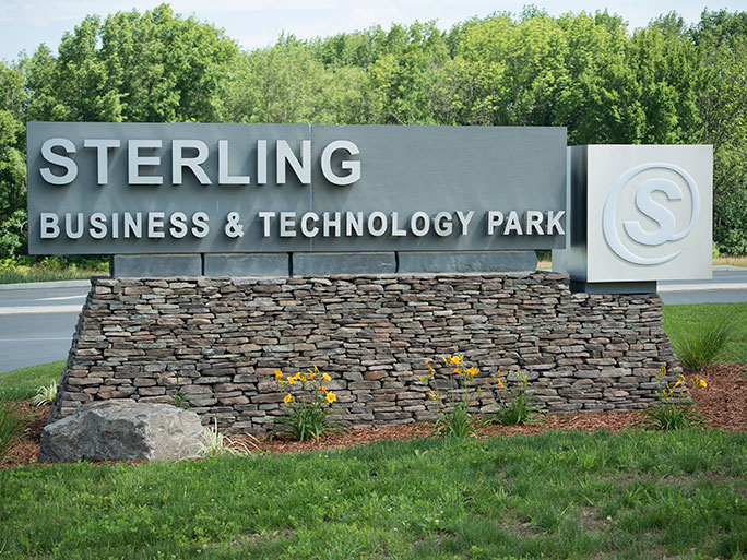 Sterling Business & Technology Park located in Wayne County features a water reuse system and conservation design on fully permitted sites.