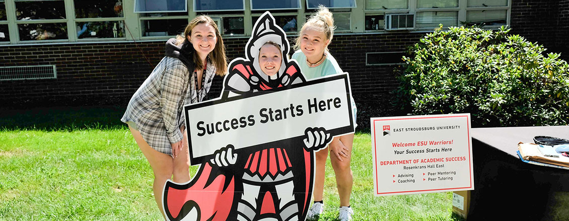 Students at welcome back celebration