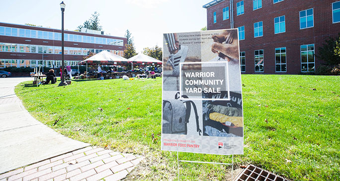 warrior yard sale