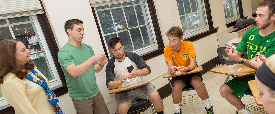 Graduate students in a Health class