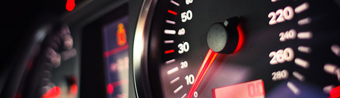 Decorative Speedometer Graphic