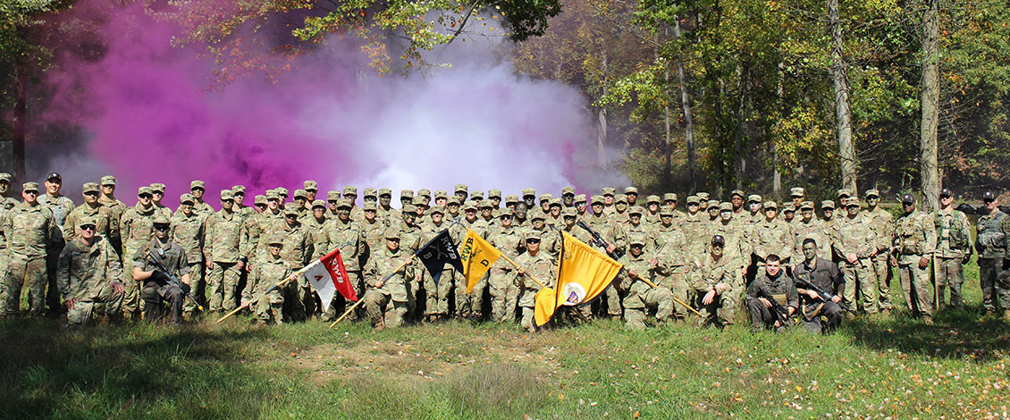 military drills in the field