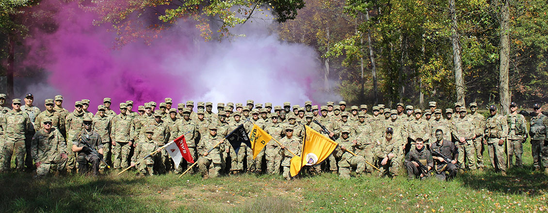 military drills in the field