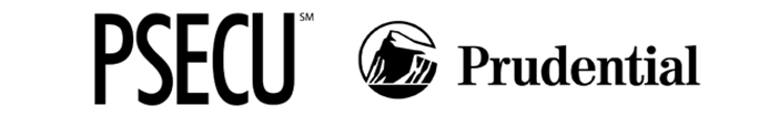 PSECU logo and Prudential logo