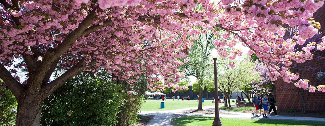 ESU outdoors in the Spring