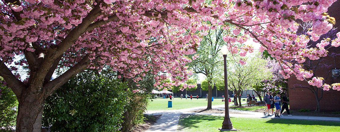 ESU outdoors in the Spring