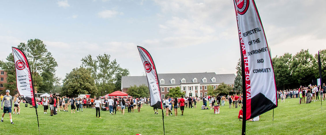 welcome warrior gathering in quad