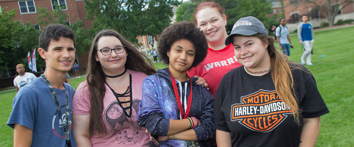 Students at the 2018 All Campus Picnic