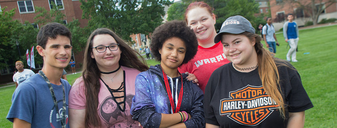 Students at the 2018 All Campus Picnic